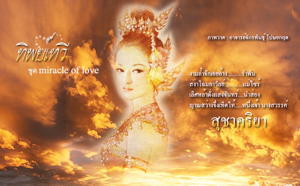 ทิพย์เทวี ชุด Miracle of love สุชาคริยา มายดรีม ในเครือ สถาพรบุ๊คคลังนิยาย นิยายรัก นิยายโรมานซ์ นิยายมือสอง นิยายความรัก นิยายแฟนตาซี นิยายรักโรแมนติก