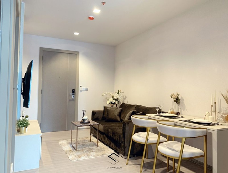 ให้เช่าคอนโด ไลฟ์ อโศก - พระราม 9 พื้นที่ 40 ตร.ม. 2 ห้องนอน เช่า 20,000 บ/ด