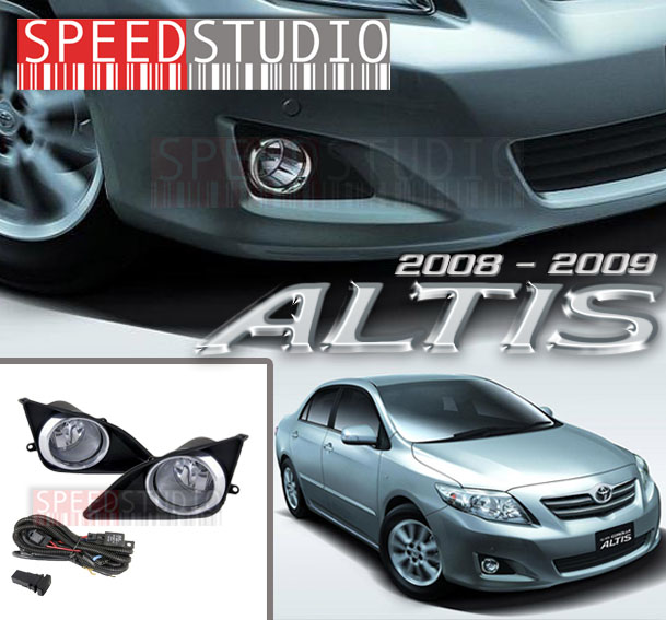 ไฟตัดหมอก สปอร์ทไลท์ Toyota Altis 2008 - 2009 โครเมียม