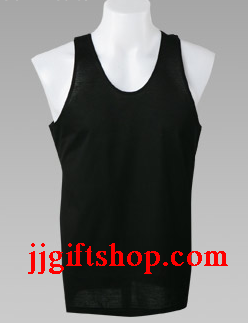 เสื้อกล้ามสีดำ ตราห่านคู่ ขนาด 34 - 36 - 38