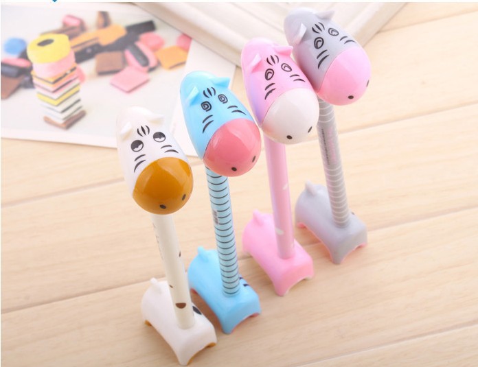 ปากกา ลายม้าลาย ตั้งได้ (ซื้อ 12 ชิ้น ราคาส่ง 15 บาท/ชิ้น)