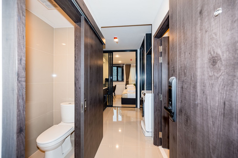 ให้เช่าคอนโด เอ็กซ์ที ห้วยขวาง พื้นที่ 29.6 ตร.ม. 1 ห้องนอน เช่า 16,000 บ/ด