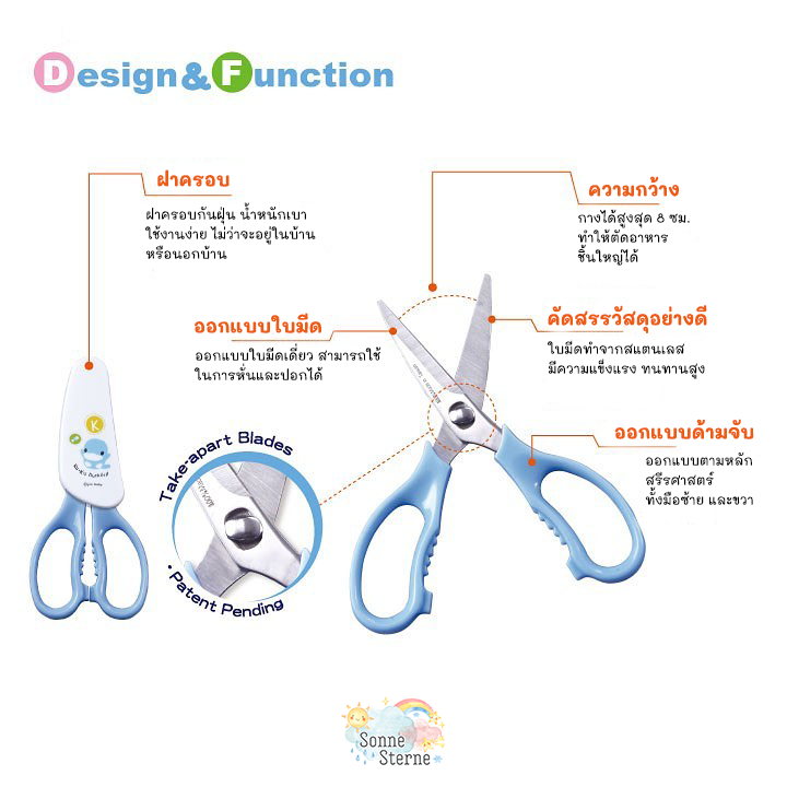 KU.KU Duckbill อุปกรณ์รับประทานอาหาร ชาม ช้อน ตะเกียบ กรรไกรตัดอาหาร สำหรับเด็ก