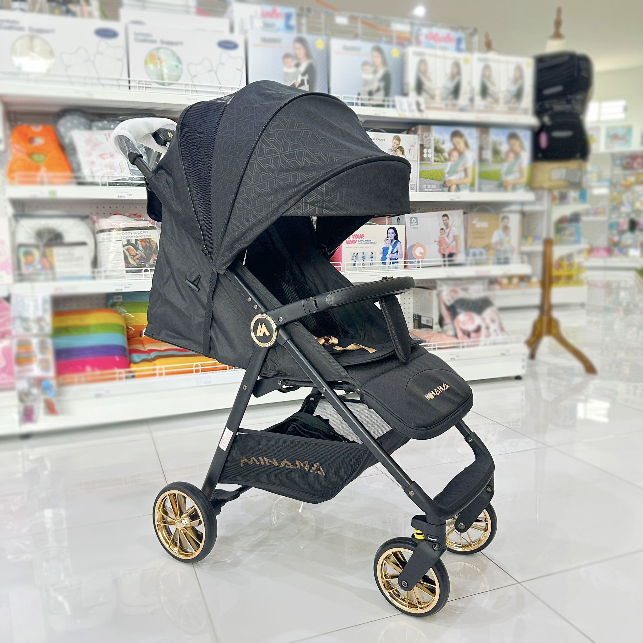 Minana รถเข็นเด็ก A2 ULTRA รุ่นใหม่ รถเข็นขึ้นเครื่องได้