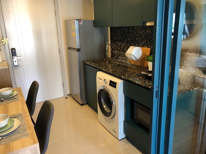 ให้เช่าคอนโด เดอะ เบส สุขุมวิท 50 พื้นที่ 26 ตร.ม. 1 ห้องนอน เช่า 12,000 บ/ด