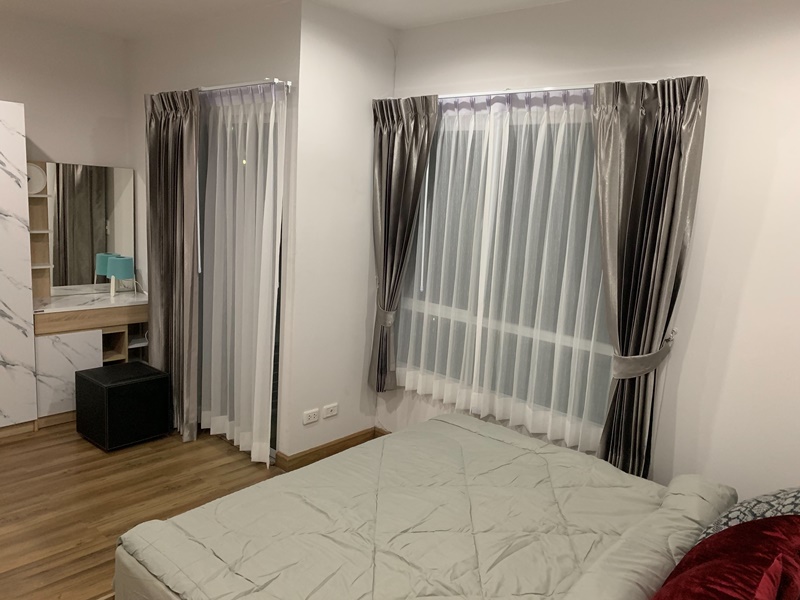 ให้เช่าทาวน์เฮ้าส์ 2 ชั้น ย่านพัฒนาการ 38 พื้นที่ 19 ตรว. 3 ห้องนอน เช่า 22,000 บ/ด