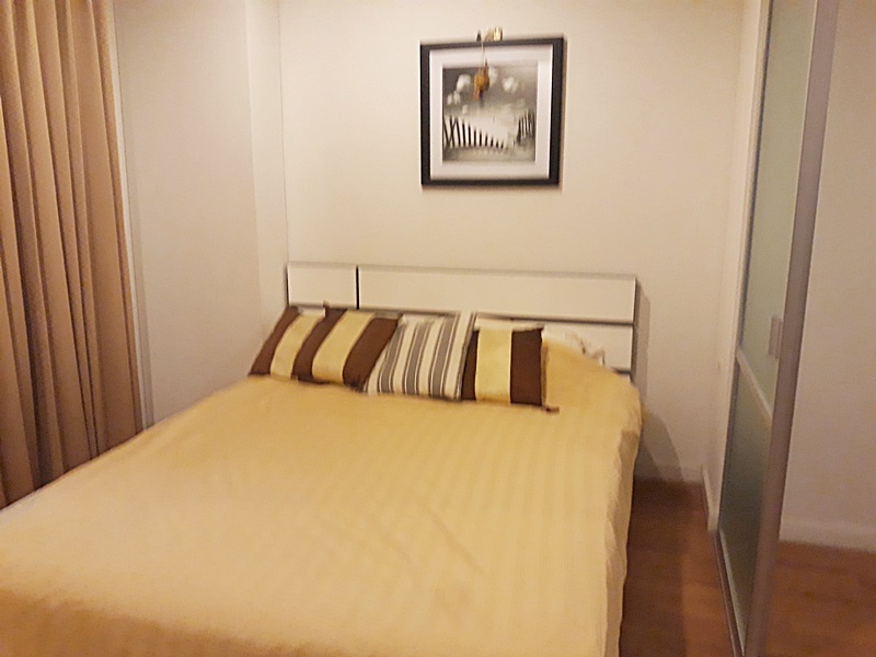 ให้เช่าคอนโด ลุมพินี เพลส พระราม 9 พื้นที่ 34 ตร.ม. 1 ห้องนอน เช่า 9,000 บ/ด