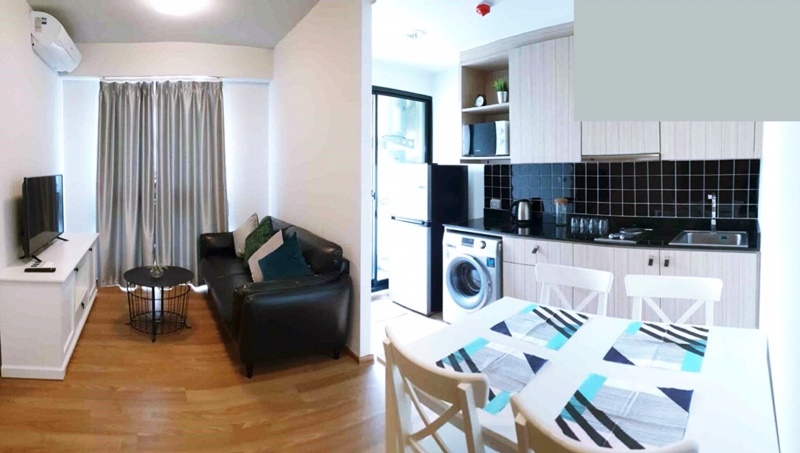 ให้เช่าคอนโด ยูนิโอ สุขุมวิท 72 พื้นที่ 40 ตร.ม. 2 ห้องนอน เช่า 16,000 บ/ด