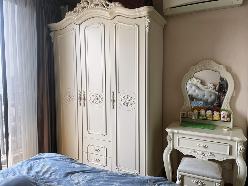 ให้เช่าคอนโด เดอะ ทรี อินเตอร์เชนจ์ พื้นที่ 36 ตร.ม. 1 ห้องนอน เช่า 11,000 บ/ด