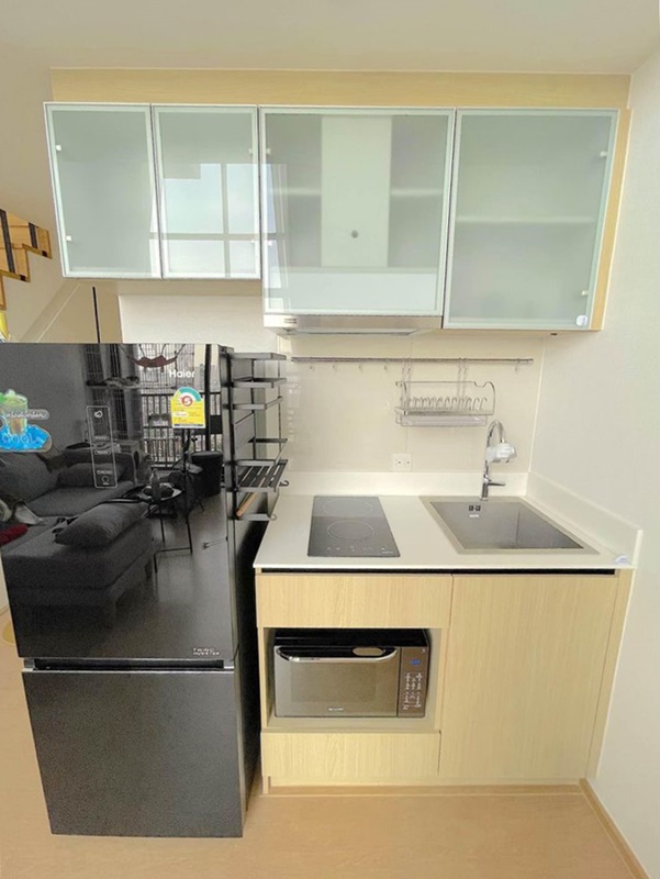 ให้เช่าคอนโด มารุ เอกมัย 2 พื้นที่ 42 ตร.ม. 1 ห้องนอน (ดูเพล็กซ์) เช่า 40,000 บ/ด