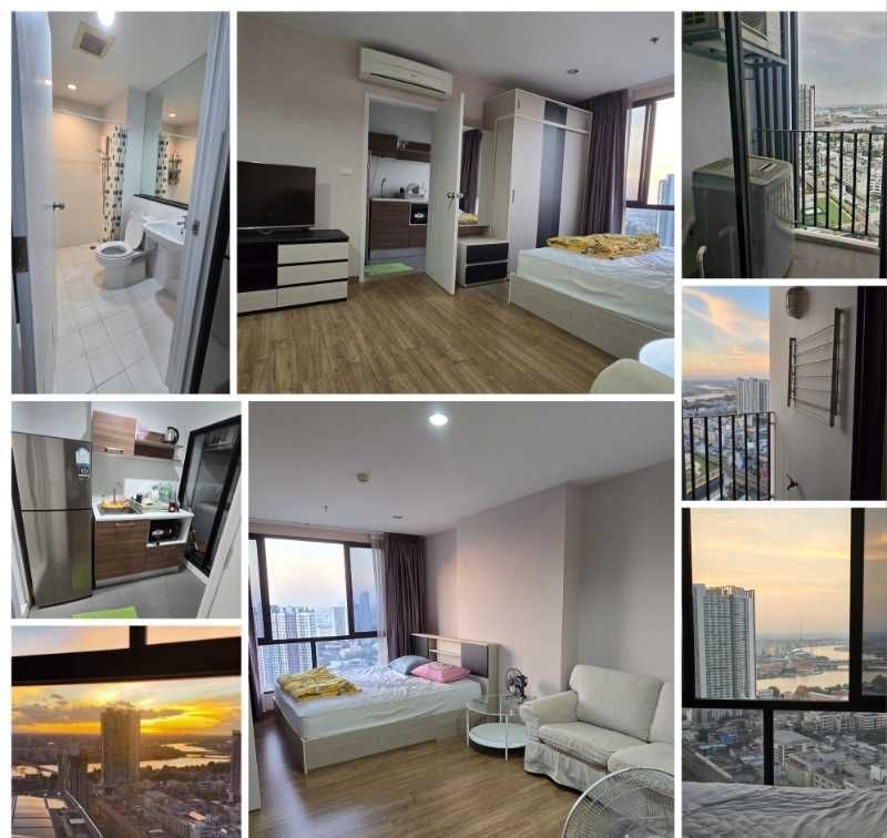 ให้เช่าคอนโด เดอะ ทรี อินเตอร์เชนจ์ พื้นที่ 30 ตร.ม. 1 ห้องนอน