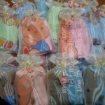 ผ้านาโนลายหมี 24*48 นิ้วใส่ถุงผ้าไหมไทย