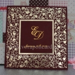 การ์ด 2 พับ สี่เหลี่ยมใหญ่