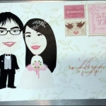 การ์ดเดี่ยว 4*6 นิ้ว หน้า 4 สี 2 หน้า พิมพ์ลายการ์ตูน