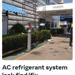 ซ่อมแอร์ ชลบุรี AC refrigerant system leak find/fix