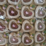 หัวใจใส่บุหงาสีทอง ไซส์กลาง