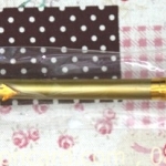 ปากกาทองลายธนู ถุงแก้ว