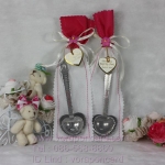 ช้อนตวงหัวใจแพคถุงผ้า