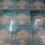 กล่องกระดาษโน๊ตกุหลาบฟ้า