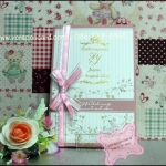 การ์ด 2 พับ โบว์ 2 ชั้น