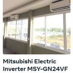 ติดตั้งแอร์ Mitsubishi Electric Inverter MSY-GN24VF 24,000 BTU
