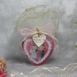 ตลับหัวใจลายบ่าวสาวแพคถุงผ้า