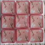 จานรองแก้วยางหยอด