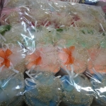 ผ้าขนหนูนาโนแพคถุงผ้าพร้อมโบว์