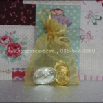 เทียนเงินทองแพคถุงผ้าไหม