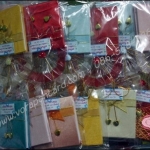 สมุดปกผ้าต่วนคละสี