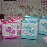 กล่องลายหัวใจใส่กระดาษโน๊ต