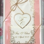 สมุดโน๊ตปั๊มชื่อลงหน้าปกพร้อมผูกดิ้นทอง