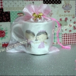 แก้วสกรีนลายบ่าวสาว สูง 8 cm.