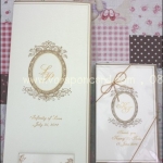 การ์ด 2 พับแนวตั้งคู่กันสมุดโน๊ต