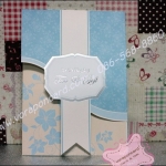 การ์ด 3 พับแนวตั้ง