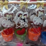 ตัวหนีบกระถางรูปบ่าวสาว