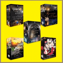 Boxset ชุด Fairy Tale Romance (รับฟรี Tableware) จอมนางค์ อัญชีรา แก้วจอมขวัญ ธีร์วรา ตะวัน เภรี จันทร์กระจ่าง มุกปรินทร์ ศิริพารา พชิรา วาณี ณัฐณรา นิยา เบรานี่ อัญพัชญ์ กระดาษทรายแก้ว ศิริภักดิ์ เทเรน่า Meawparadise Lta Luktarn พลอยวรรณกรม Lemon Drops H