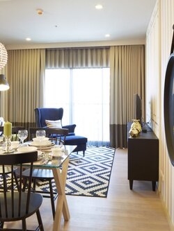 ให้เช่าคอนโด โนเบิล รีไฟน์ พื้นที่ 54 ตร.ม. 1 ห้องนอน เช่า 38,000 บ/ด