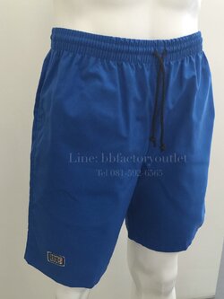 กางเกงแบงแบงสามส่วน (สีฟ้าสด)