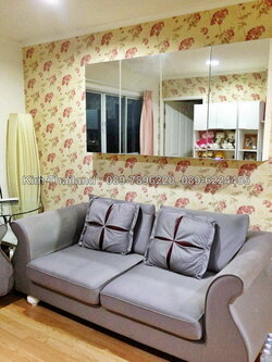 ให้เช่าคอนโด ลุมพินี พาร์ค ปิ่นเกล้า พื้นที่ 56 ตร.ม. 2 ห้องนอน เช่า 19,000 บ/ด