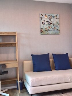 ให้เช่าคอนโด เคนซิงตัน เกษตร แคมปัส พื้นที่ 25.6 ตร.ม. 1 ห้องนอน เช่า 9,000 บ/ด