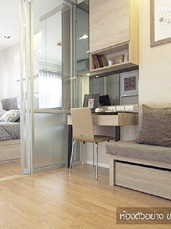 ให้เช่าคอนโด ลุมพินี วิลล์ อ่อนนุช-พัฒนาการ พื้นที่ 26 ตรม. 1 ห้องนอน เช่า 8,500 บ/ด