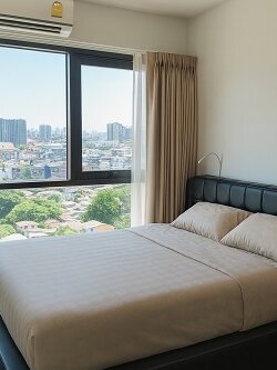 ให้เช่าคอนโด เดอะ สเตจ เตาปูน อินเตอร์เชนจ์ พื้นที่ 35 ตร.ม. 1 ห้องนอน เช่า 12,000 บ/ด