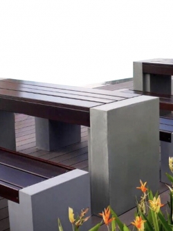 ชุดโต๊ะสนาม ยาวบล็อคไฟเบอร์ TABLESET-TBR-180