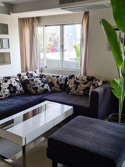 คอนโดให้เช่า วิทยุ คอมเพล็กซ์ พื้นที่ 59 ตร.ม. 1ห้องนอน เช่า 19,000 บ/ด