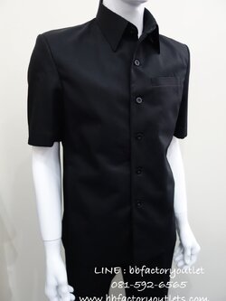 เสื้อซาฟารีสูท (สีดำ)