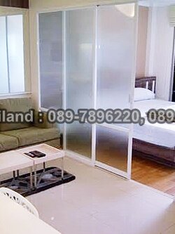 ให้เช่าคอนโด ลุมพินี เพลส พระราม 9 ตึก B ชั้น 2X พื้นที่ 37 ตร.ม. 1 ห้องนอน ให้เช่า 16,500 บ/ด