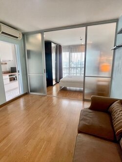 ให้เช่าคอนโด ยู ดีไลท์ แอท จตุจักร สเตชั่น พื้นที่ 32 ตร.ม. 1 ห้องนอน เช่า 12,000 บ/ด.