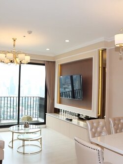 ให้เช่าคอนโด เดอะ นิช ไพร์ด ทองหล่อ-เพชรบุรี พื้นที่ 59 ตร.ม. 2 ห้องนอน เช่า 35,000 บ/ด