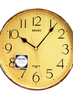 Seiko นาฬิกาแขวน รุ่น QXA001Y - Gold